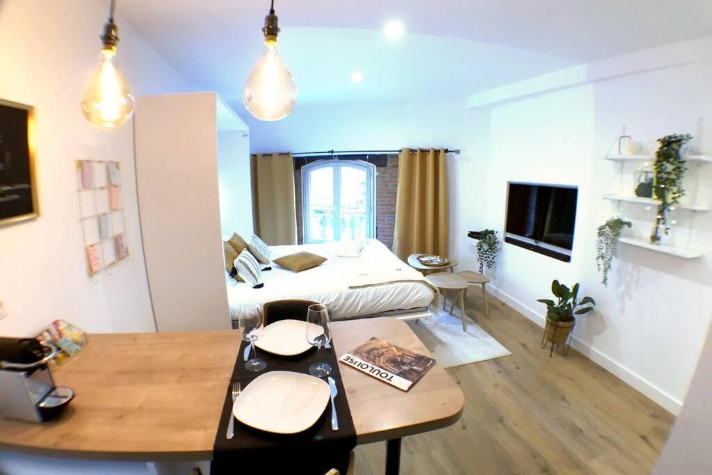 Le Floral - Hypercentre Capitole # Parking Prive # Queen Size Toulouse Eksteriør billede